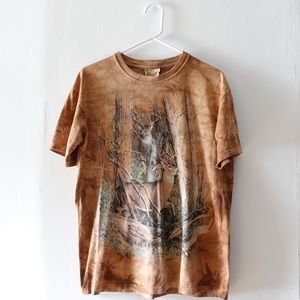Vintage The Mountain Deer Camo Shirt